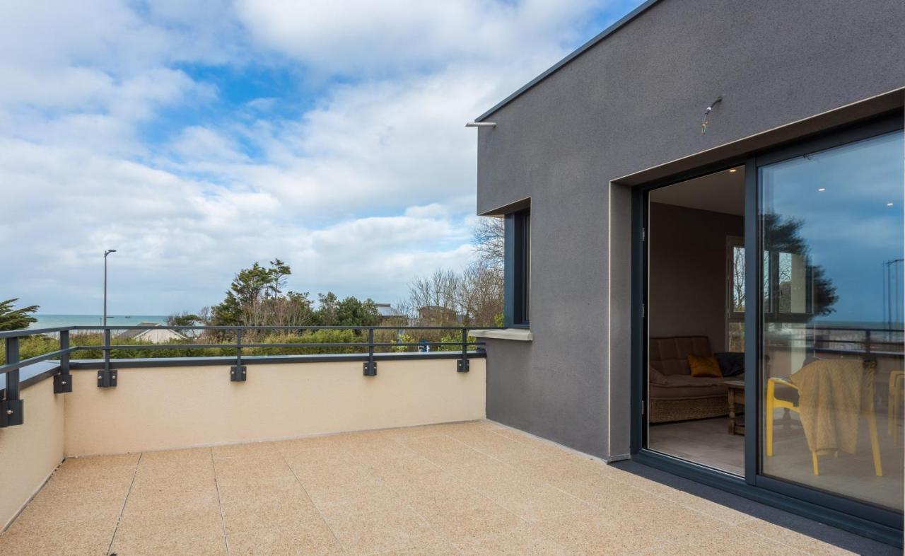 Tribord, Appt Avec Terrasse Et Vue Mer, Parking Saint-Côme-de-Fresné Exterior foto